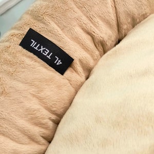 4L Textil Buzzy weiches Hundebett Klein Hundesofa für kleine Hunde Hundekorb Katzen Bettchen waschbar Gemütliches Haustierbett Beige Bild 10