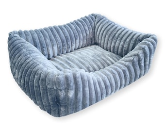 4L Textil BELLA plush cat bed PREMIUM-LINE Dark Gray