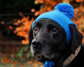 Crochet Hat for Big Dog - Handmade Pet Headwear, Warm and Fashionable, Winter Dog Accessories - Dog Fashion - Gift for Dog Lovers