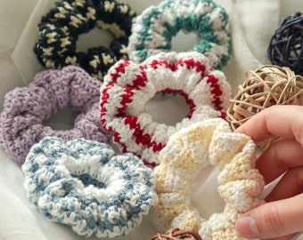 Hair Scrunchie/ Scrunchie Crochet/ Hair Accessories/ Handmade Scrunchie