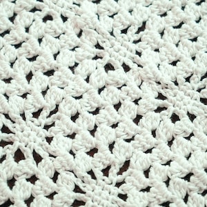 Vintage Style Crochet Head Bandana / Handmade Crochet Bandana / Bandana with flowers image 7