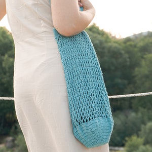 Stylish Handmade Crochet Market Bag: Sustainable, Durable, Eco-Friendly Tote for Shopping & More Artisanal Fashion Accessory image 3