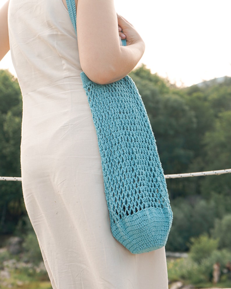 Stylish Handmade Crochet Market Bag: Sustainable, Durable, Eco-Friendly Tote for Shopping & More Artisanal Fashion Accessory image 3