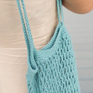 Stylish Handmade Crochet Market Bag: Sustainable, Durable, Eco-Friendly Tote for Shopping & More Artisanal Fashion Accessory image 5
