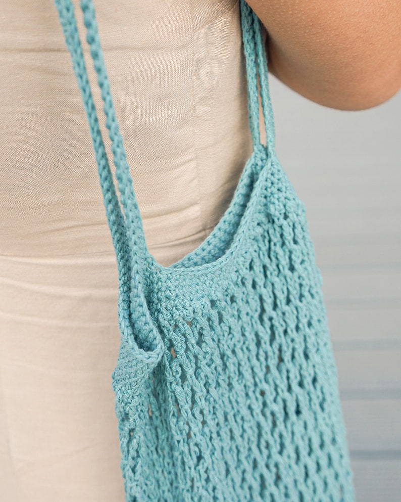 Stylish Handmade Crochet Market Bag: Sustainable, Durable, Eco-Friendly Tote for Shopping & More Artisanal Fashion Accessory image 5