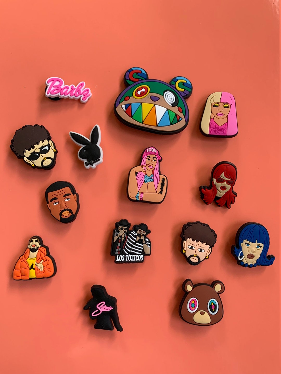 Croc Charms Croc Pins Hip Hop Charm Popular Croc Charms Etsy New Zealand