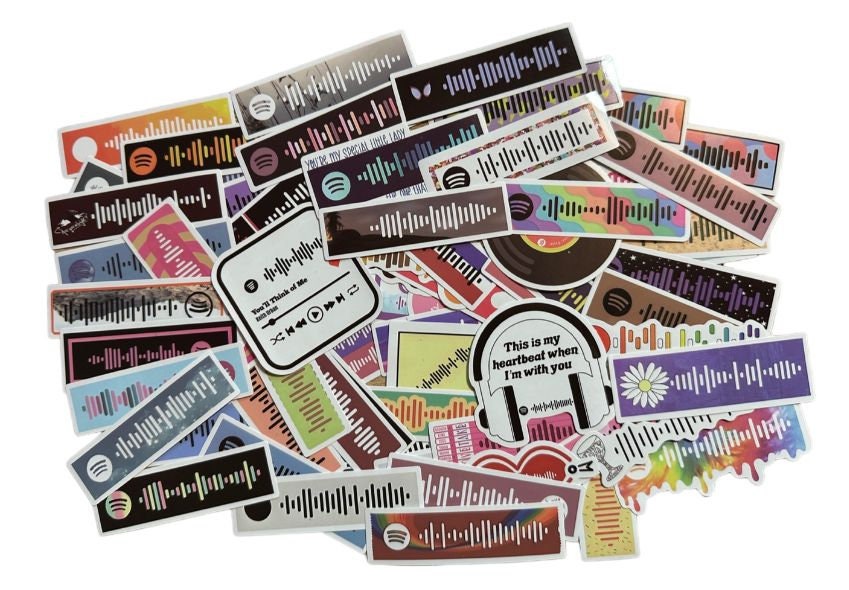 roar - christmas kids spotify code Sticker for Sale by ⠀star☆bot ⠀