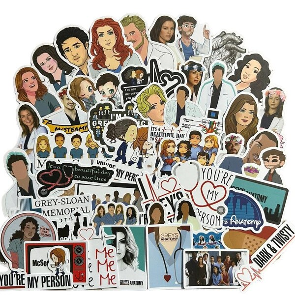 Greys Anatomy Stickers - Etsy