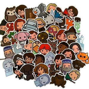 Harry Potter Stickers | Random Sticker Pack for Laptop, Phone Case, Water Bottle, Journals, Potterhead Gift