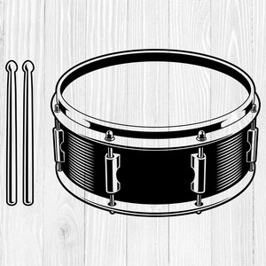 Drums SVG, Drums Clip art, Drums Files for Cricut, Drums Digital Download, Drums Cut Files For Silhouette, Dxf, Png, Eps, Vector
