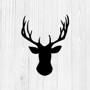 Deer Head Svg, Buck Svg, Deer Hunting Svg, Dfx Eps Png files included.