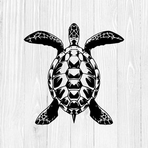 Turtle SVG. Sea Turtle SVG.  Ocean SVG Files for Cricut. Tortoise Instant Download, Dxf, Png, Eps