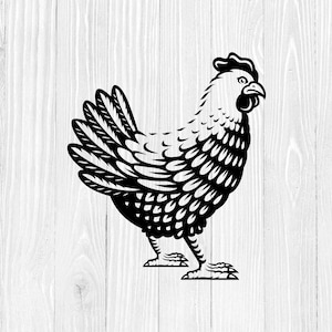 Huhn SVG, Huhn Clipart, Henne Svg. Dfx Eps Png Dateien enthalten!