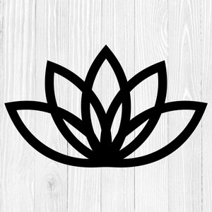 Lotus SVG Logo, Vector Graphics, Easy to use. Perfect for Your Project. Dfx Png Eps included!