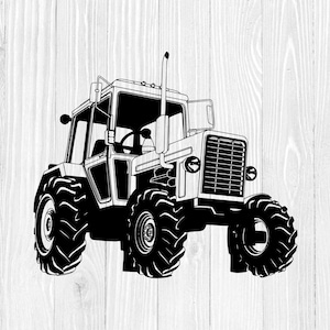 Tracteur SVG. Tracteur Clipart. Farm Machine Files pour Cricut. Farmer SVG Instant Download, Dxf, Png, Eps