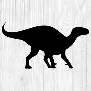Iguanodon  Jurassic Clipart, Dinosaur Clip Art. Vector Graphics for Stickers, T-shirts, Decals and More. Svg Dfx Png Eps Included!