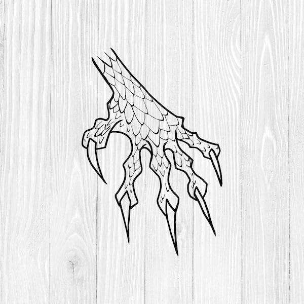 Dragon Claw Clipart - Etsy Norway