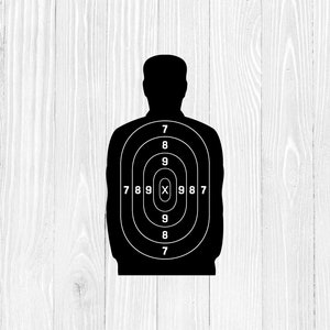 Human Target SVG, Archery Svg, Vector Graphics For Stickers T-shirts Decals and More. Dfx Eps included!