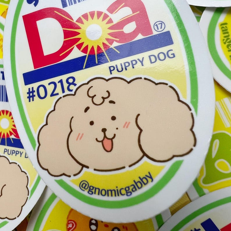 Number 0218 Doa Fruit Label Sticker - Etsy
