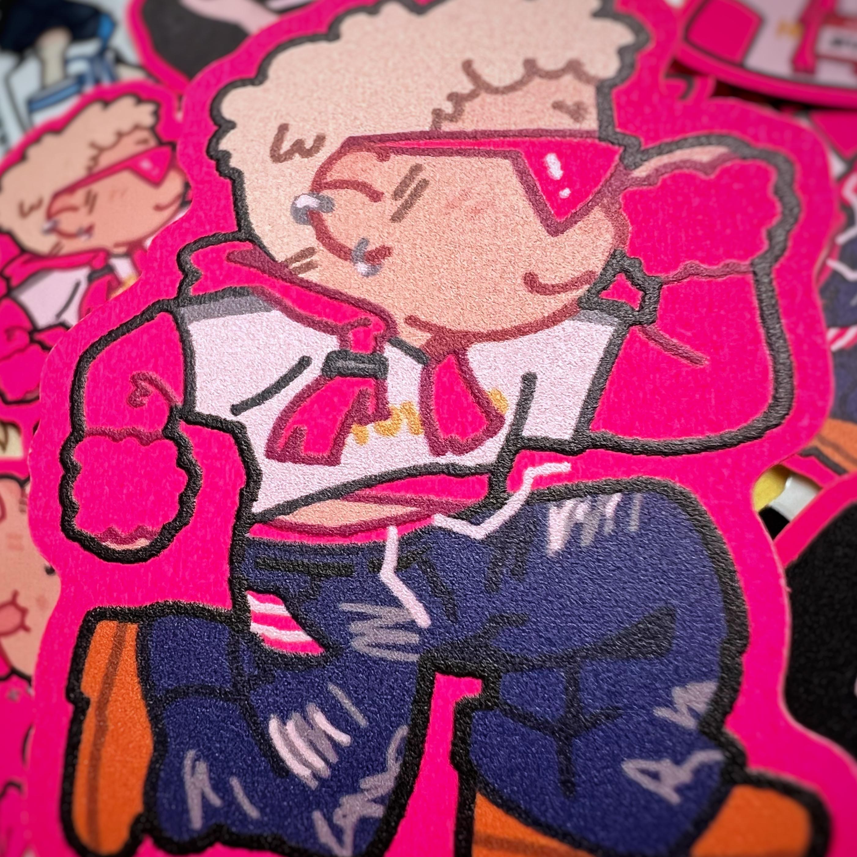 Hoshi 96ers Fluorescent Sticker - Etsy