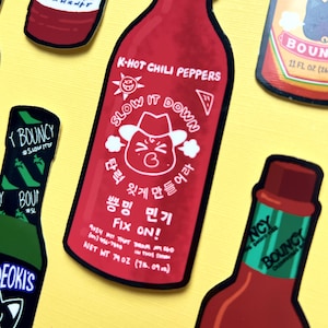 Ateez Aniteez Hot Sauce Stickers