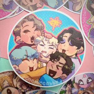 SVT Unit Round Stickers