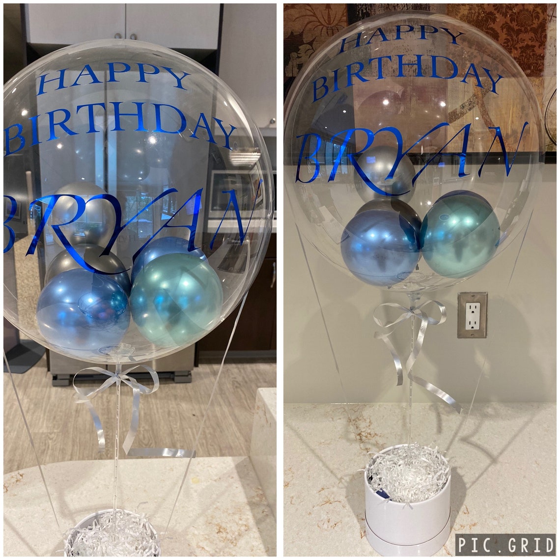 Bobo balloon Decal/ Clear Balloon/ Custom Decal Etsy