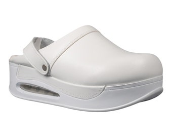 white nursing crocs
