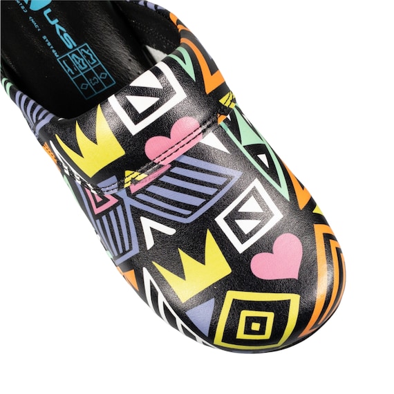 Colorful Leather Clogs Slippers Mules Nursing Clogs Handmade