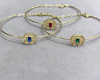 14K Solid Shine Collection Bracelet