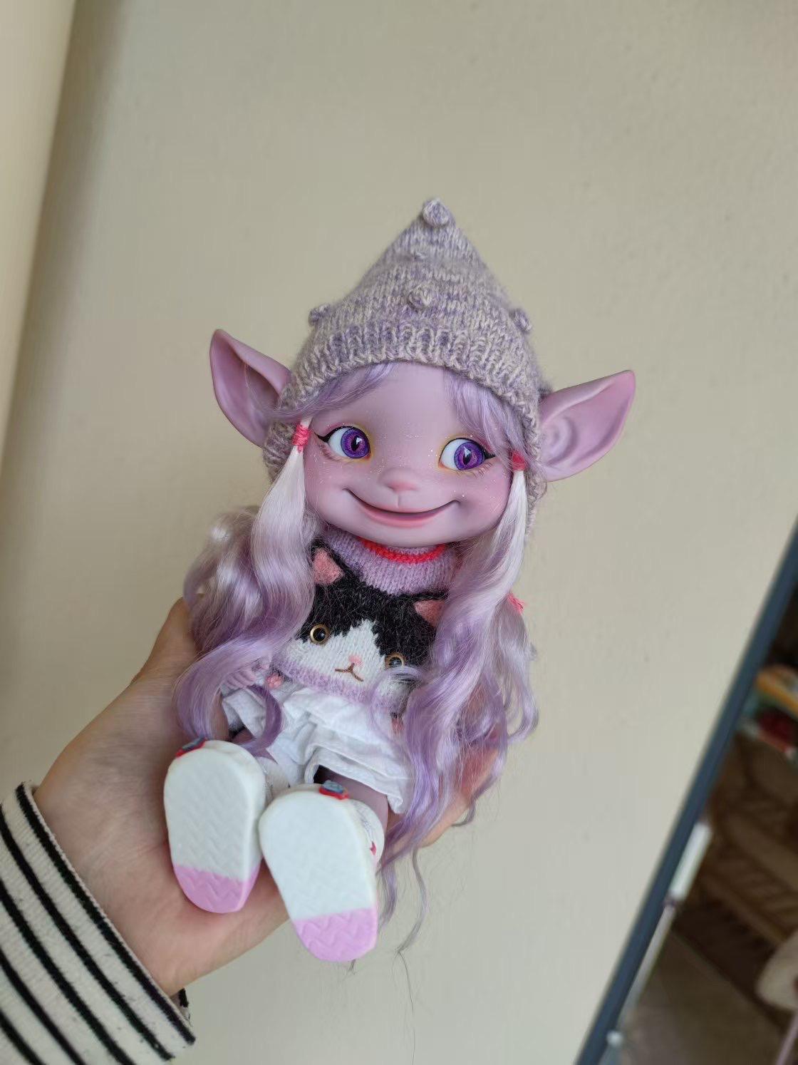 Poupée BJD Youpladolls – Lilith – Peau Violette (Purple Skin) – Résine – Occasion
