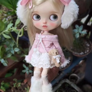 Set da sei pezzi di Blythe, vestito blu di Blythe, vestito di Blythe, vestiti di Neo Blythe