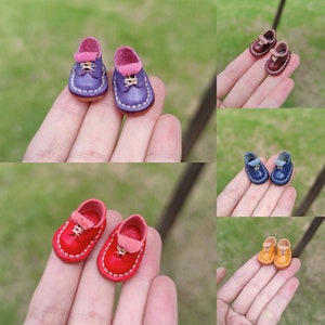 KIT DIY Zapatos Blythe /OB11 con vídeo tutorial, 23 colores disponibles, zapatos DIY Obitsu 11, zapatos ob22, zapatos ob24, zapatos de muñeca hechos a mano