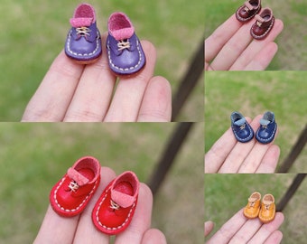 DIY KIT Blythe/OB11-schoenen met videotutorial, 23 kleuren beschikbaar, doe-het-zelf Obitsu 11-schoenen, ob22-schoenen, ob24-schoenen, handgemaakte poppenschoenen