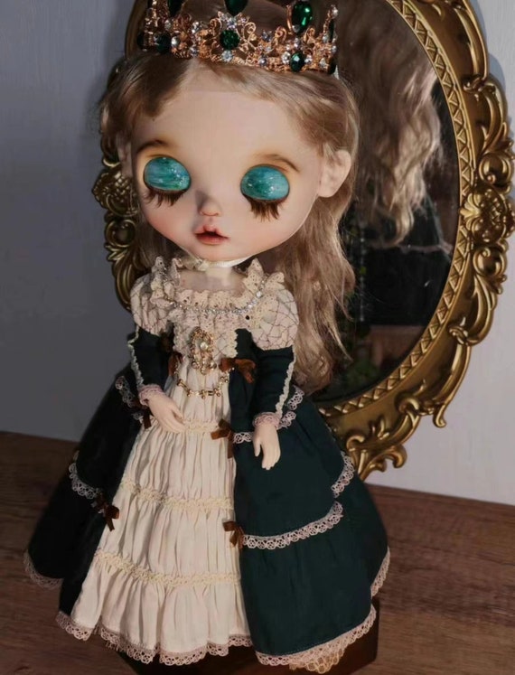 Blythe Three-Piece Set, Blythe Queen Dress, OB22 Dress, OB24 Dress,Neo Blythe Clothes,Blythe Queen Clothes