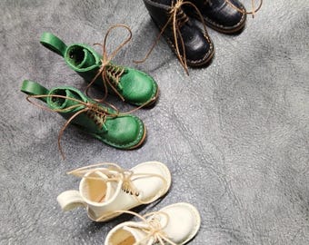 Blythe-Schuhe, Neo-Blythe-Lederstiefel, OB22/OB24-Lederschuhe, Puppenlederschuhe, Azone-Schuhe, handgefertigte kleine Schuhe