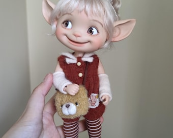 1/6 bjd Loy, Dark skin Elf doll, Resin bjd Loy doll, movable eyes Loy, Lucy Doll Loy, bjd Loy doll, Dark skin Loy, Elf bjd doll