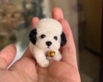 Miniature Dog,Wool Stem dog for Blythe/Yosd/Ob11 doll