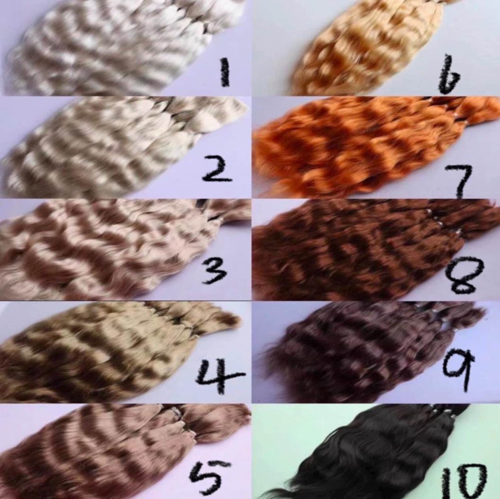 OB11 Wig, Uou Wig, OB11 Mohair Wig, 1/8 BJD Mohair Wig, Lucy Doll Wig ...