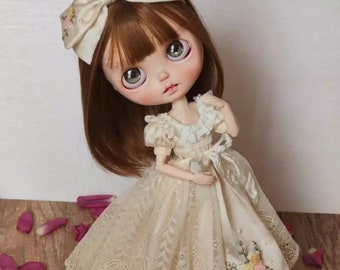 Blythe Zweiteiler, Blythe Kleid, OB22 Kleid,OB24 Kleid,Neo Blythe Kleidung,Blythe Anzug,Blythe Sommerkleidung.