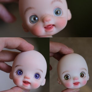 Lucy ob11 doll, Bare head, Lucy doll, OB11 doll, obitsu 11 doll image 10