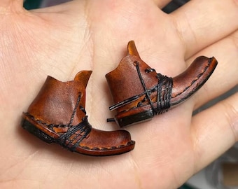 Blythe Schuhe, Neo Blythe Lederstiefel,OB22/OB24 Lederschuhe, Puppenlederschuhe, Azone Schuhe, handgemachte kleine Schuhe