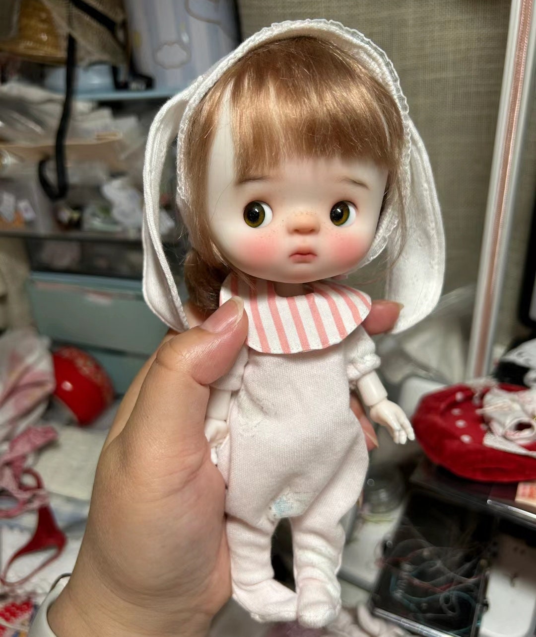 Mini Qbaby Doll, BJD Doll, Qbaby, Custom Doll,original Qbaby, 20 