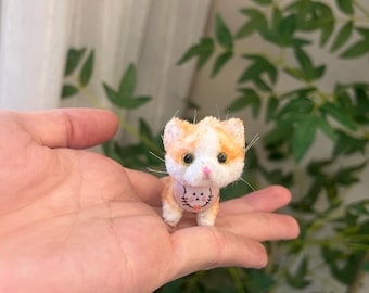 Miniature Cat,Wool Stem cat for Blythe/1/6bjd doll