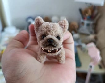 Miniature Dog,Wool Stem dog for Blythe/Yosd/Ob11 doll,doll dog