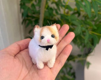 Miniature Cat,Wool Stem cat for Blythe/1/6bjd doll