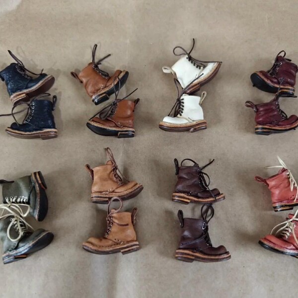 Blythe Schuhe, Neo Blythe Lederstiefel,OB22/OB24 Lederschuhe, Puppenlederschuhe, Azone Schuhe, handgemachte kleine Schuhe