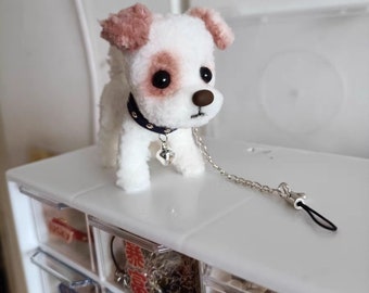 Miniature Dog,Wool Stem dog for Blythe/Yosd/Ob11 doll,doll dog