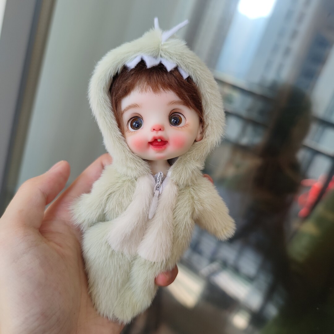 OB11 Clothes Obitsu 11 Dinosaur Onesie OB11 Animal Clothes Etsy