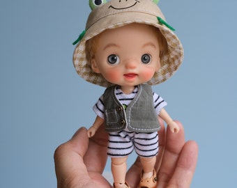 OB11 Clothes, Uou clothes, OB11 jumpsuit, Obitsu 11 clothes,  1/12 BJD Clothes, OB11 hat